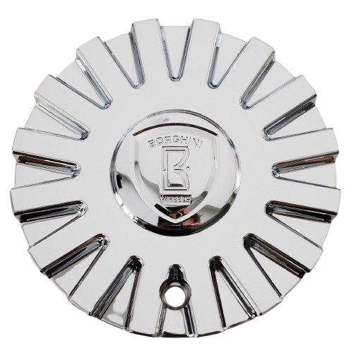 Black Machined Silver Hub Cover Serial CS419-D1A-AL by Borghini